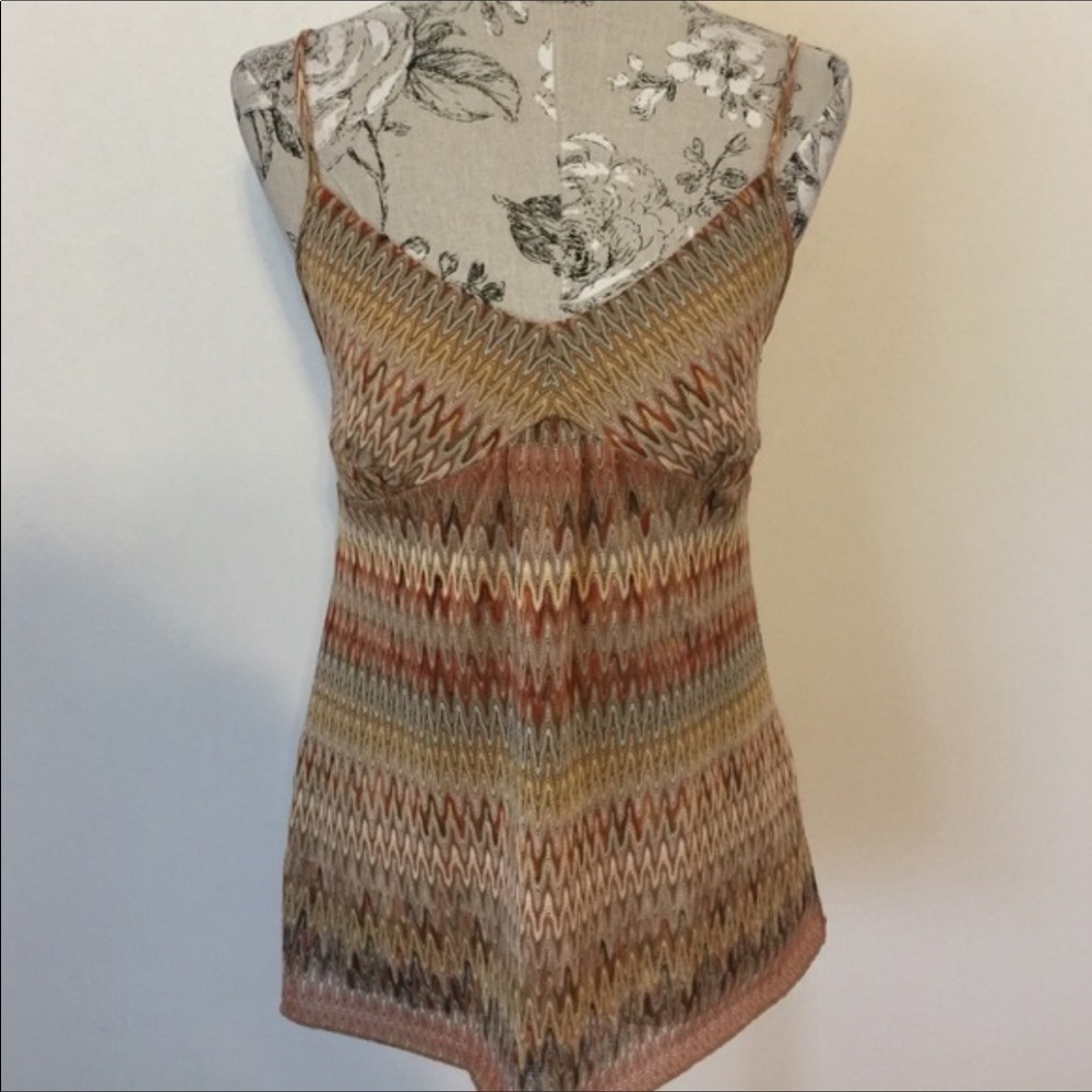 loft Brown Strap Top M